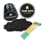 FDA Approved Mint Lemon Orange Cinnamon Original Flavor Activated Charcoal Teething Whitening Black Powder