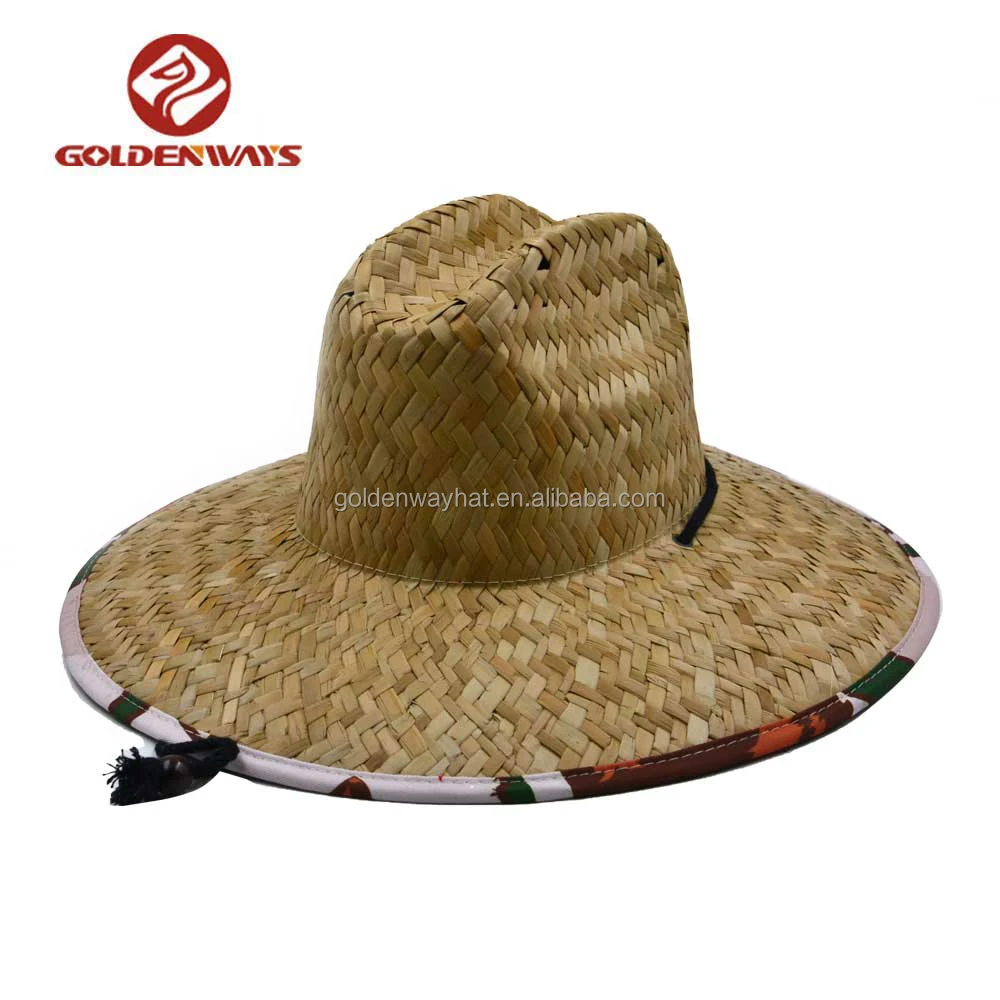 surf style straw hats