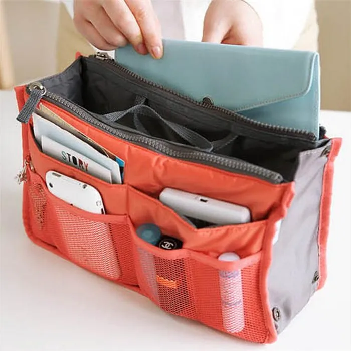 Wholesale large two zipper toiletry cosmetic makeup bag in bag handbag organizer bag, Orange,blue, green,pink,purple,rose red, black,grey
Wholesale large two zipper toiletry cosmetic makeup bag in bag handbag organizer bag, Orange,blue, green,pink,purple,rose red, black,grey