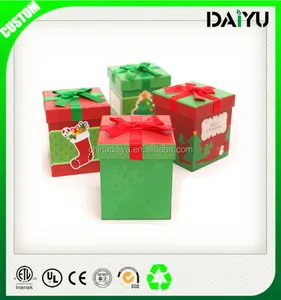 design christmas gift boxes with lids paper cardboard packaging