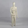 Matt white fiberglass female sitting mannequin form MEYSHOW
