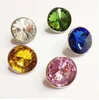 Shiny crystal button/jewel snap button for apparel