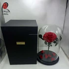 stabilized roses dried flower preserved roses in glass for decoration