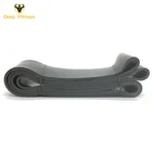 2018 new price custom printed 100% latex fitness black wide rubber band