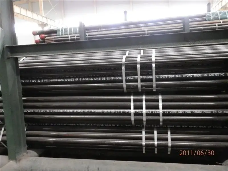 HOT-ROLLED SEAMLESS STEEL PIPE ASTM A 53 & OIL AND GAS PIPE