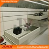 China manufactory custom high end retail wall mounted horizontal model car display cabinets for car model store