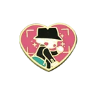 wholesale custom pin badge enamel pin China Manufacturers Custom Heart type Enamel Lapel Pin