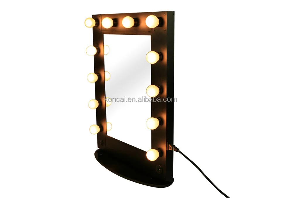 Professional Led Mirror Beauty Salon Mirror/aluminum Salon Lighted Mirror/aluminum Stand Table