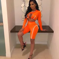 wholesale women sport fitness sexy hollow out bodycon orange top and short 2 piece set
wholesale women sport fitness sexy hollow out bodycon orange top and short 2 piece set