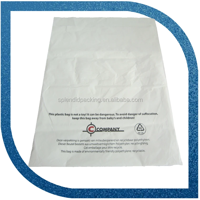 hdpe/ldpe die cut handle plastic bag shopping bag
