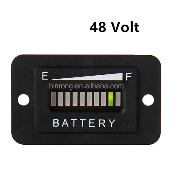 48 V LED indicador de batería meter medidor descarga probador