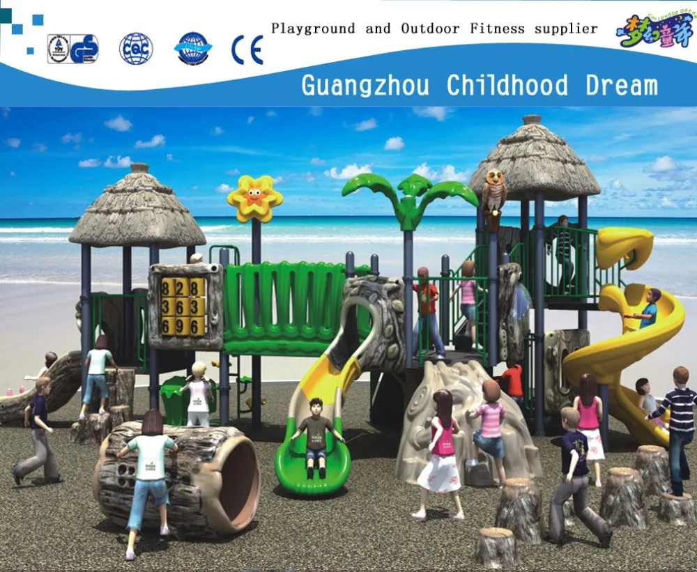 (CHD-977) Residential safety play group toys, kids entertainment equipment, used school playground equipment for sale