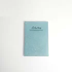 Classic pretty hardcover notebook sale clear pvc dairy notebook