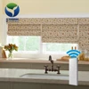 Electric Motorized Clear Fabric Sun Shade Roller Blinds For Windows