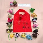 Reusable Polyester Foldable Shopping Bag Eco Animal Tote Handbag Fold Away Tote Bag