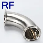 RF SS304/316L Sanitary Stainless Steel Pipe Fitting Tri Clamp 90 Degree Elbow