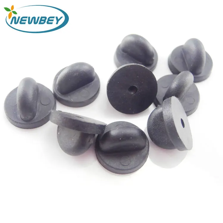 rubber pin button badge