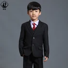 Classic Kids Notch Lapel 2 Button Suit 3pc Set Including Blazer Waistcoat Trousers