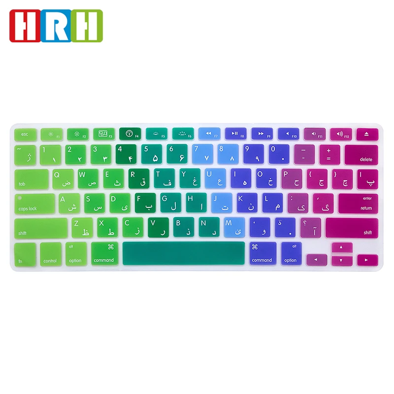Waterproof Custom Silicone Persian language keyboard covers protection for macbook 13 pro air laptop, Rainbow,usa flag
Waterproof Custom Silicone Persian language keyboard covers protection for macbook 13 pro air laptop, Rainbow,usa flag