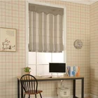 morden high quality natural coloured fabric roman blind bracket