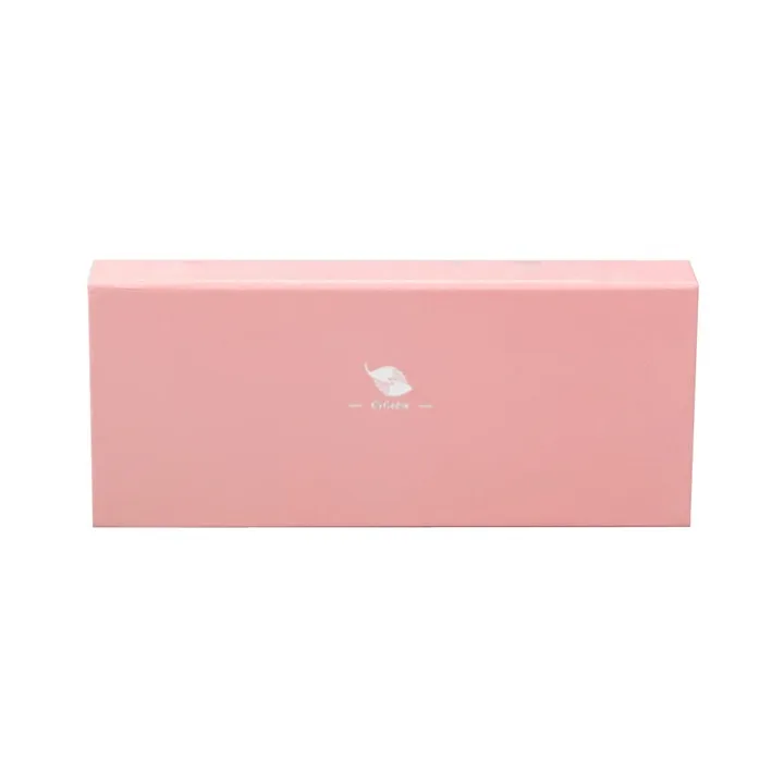 design pink paper packaging cardboard magnetic closure gift box