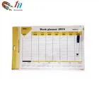 factory supply 2019 magnetic calendar fridge magnet