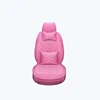 High Quality Luxury 5D Lady Car Seat Covers Design Full Set Woman Car Seat Cover for Beautiful Pink Colors Car Seat Cover