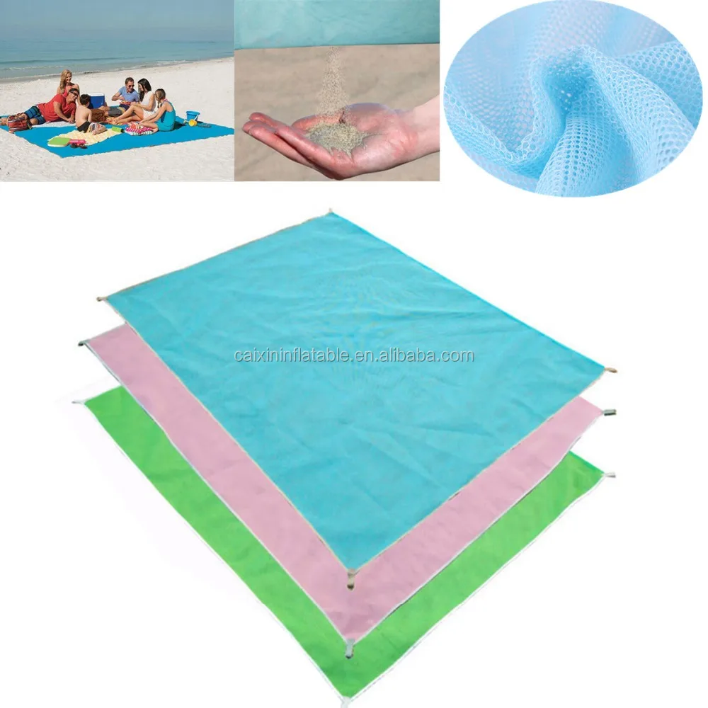 sand picnic blanket quick sand picnic mat with nails and rope
