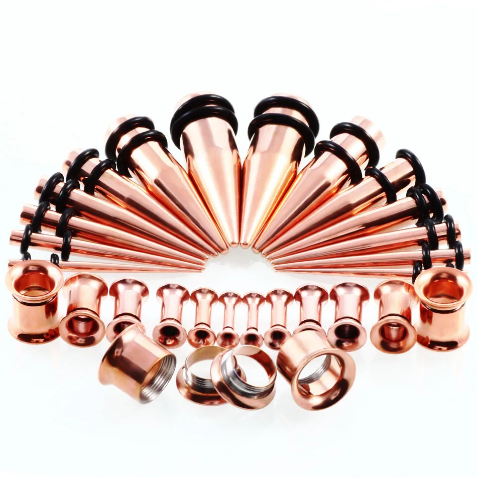 Stainless Steel Ear Taper Kit 14G-00G Ear Stretching Set With Plugs Tunnels Earring Expander Piercing Jewelry Kimter-G80L F
Stainless Steel Ear Taper Kit 14G-00G Ear Stretching Set With Plugs Tunnels Earring Expander Piercing Jewelry Kimter-G80L F