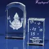 Factory Custom Shape Lead Crystal Glass Cube
