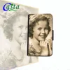 Simple Black Blank Sublimation Personality Customization you photos of the cover Wallet Phone Case for Samsung Galaxy S2 i9100