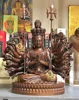 China Factory buddha statues life size Sitting Thousands Hands Guanyin large bronze buddha wall sculpture