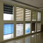 Polyester Fabric Zebra Blinds, Zebra Shade Blinds, Manual Zebra shutters