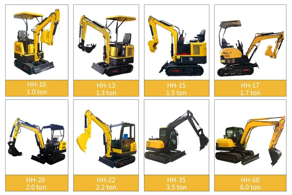 Chinese new style mini crawler excavator with stone breaker hammer