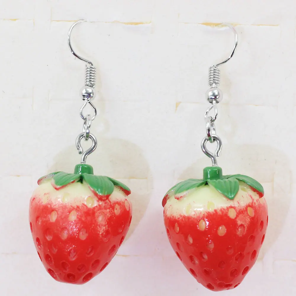 Various of Super Summer Sweet Fruit Dangle Strawberry Earrings Cute Resin Acrylic 3D Jewelry Accessories YIWU
Various of Super Summer Sweet Fruit Dangle Strawberry Earrings Cute Resin Acrylic 3D Jewelry Accessories YIWU