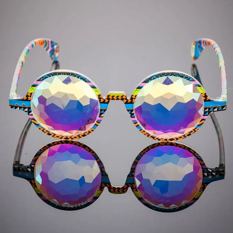 kaleidoscope glasses unique sunglasses for men ladies round frame rainbow sunglasses, Custom color
kaleidoscope glasses unique sunglasses for men ladies round frame rainbow sunglasses, Custom color