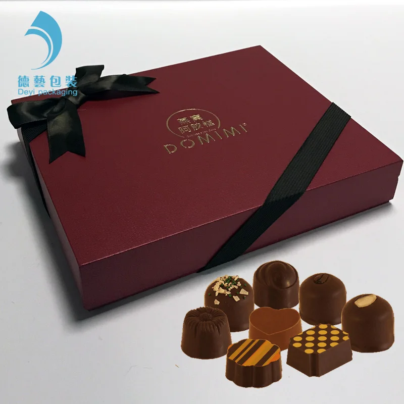 tree shape recycled candy chocolate paper christmas gift box