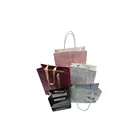 CUSTOM BRAND RECYCLABLE PILLOW PACKAGING PAPER BAGS FOR SHOPPING