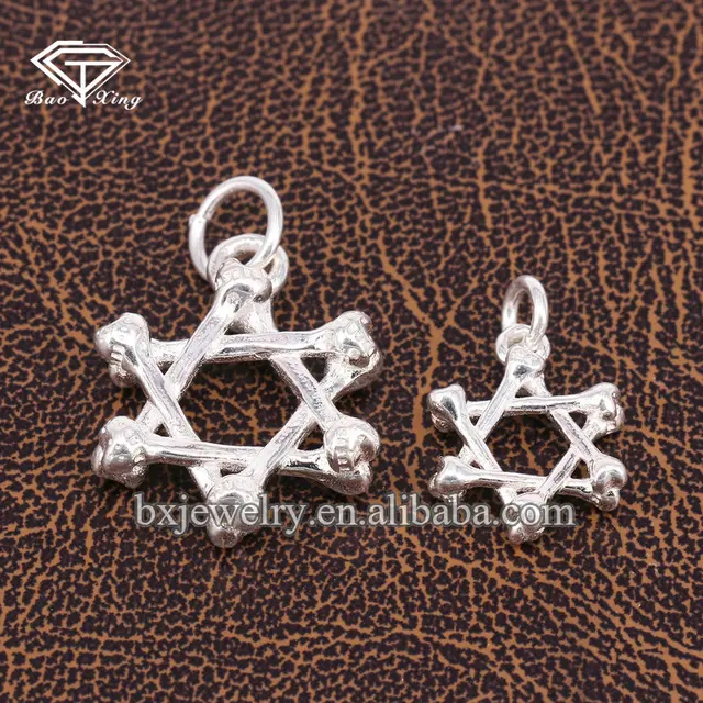 gift fashion customized design pretty solid silver pendants