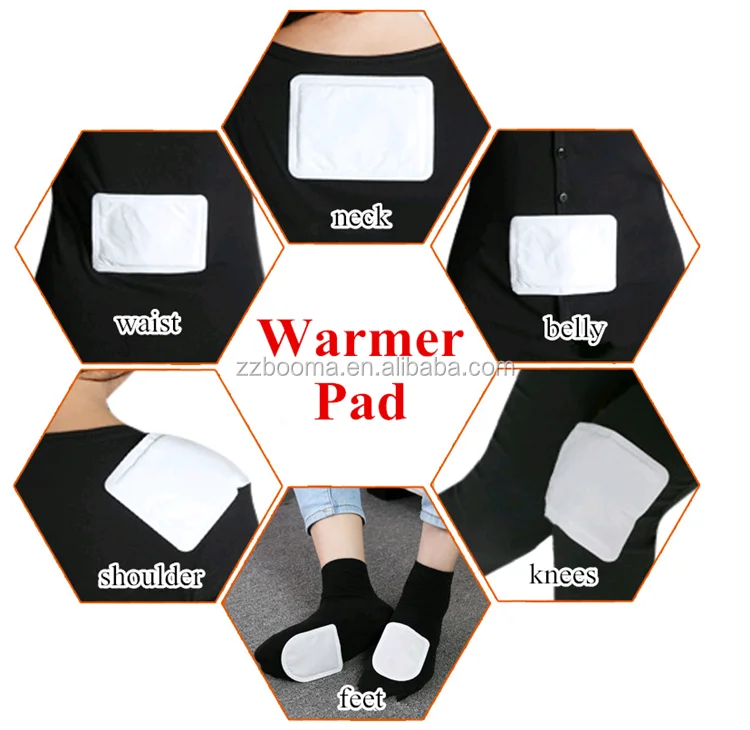 Disposable air activated deep heat patch women menstrual cramp relief warmer pad