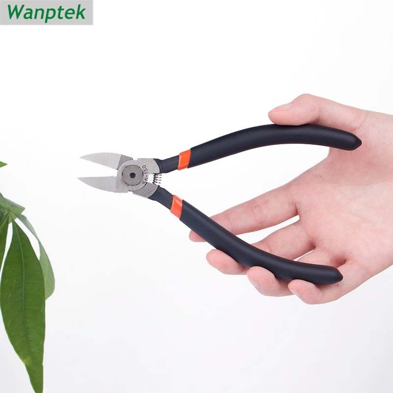 SK-150 mini cut line plier edge super thin single edged assembled slanting carbon steel model side cutting pliers