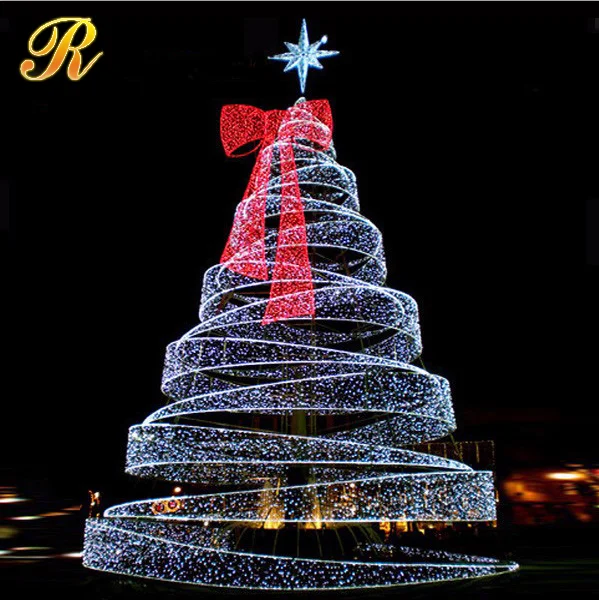 Giant Led Spiral Christmas Tree For Outdoor Decoration Buy Led