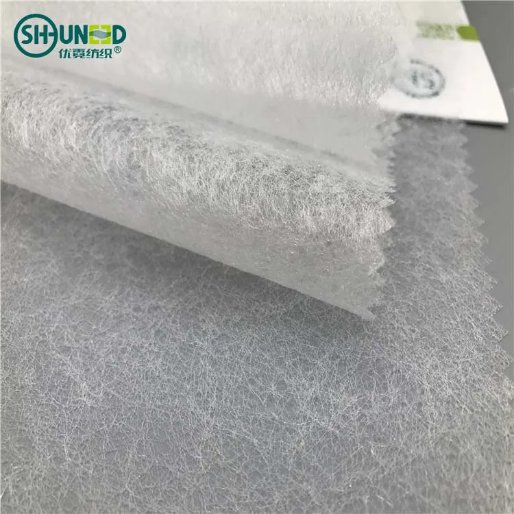 Chinese wholesale 100% PA hot melt stick glue double sided fusible interlining hot melt adhesive bonding webbing tape