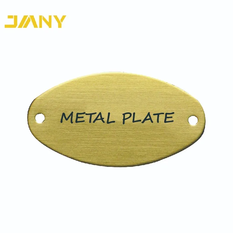 Custom Size Logo Engraved Brass Oval Name Plate With Screw Holes Buy