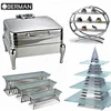 5 star hotel restaurant equipment wholesale chafing dish turkey food warmer buffet serving set for party