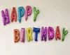 Wholesale letters colorful metallic foil balloons birthday party decoration