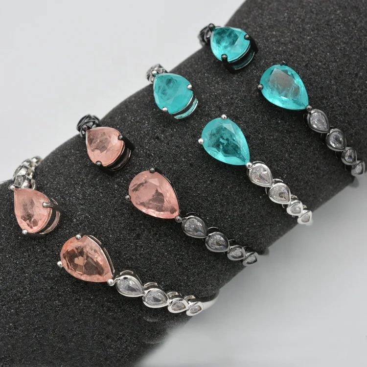 trending products handmade elegant women jewelry simply design zircon inset colorful bracelets
trending products handmade elegant women jewelry simply design zircon inset colorful bracelets