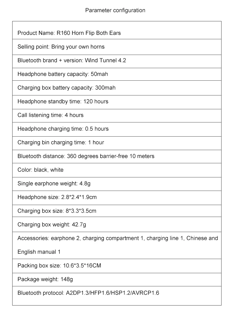 Promotional 2018 Wireless Headphones Stereo R160 5.0 Bluetooth Mini Earphone In-ear TWS Earbuds for Phone R160 - ANKUX.COM
