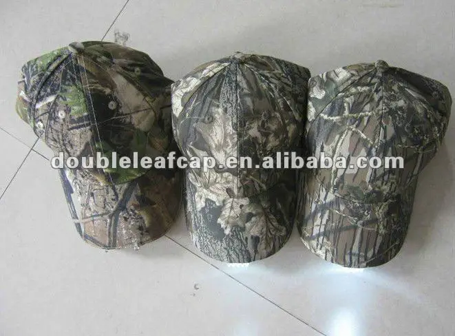 Camouflage hunting led cap lights