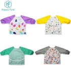 The New long sleeve baby bibs color cotton baby bibs bandana bibs unisex